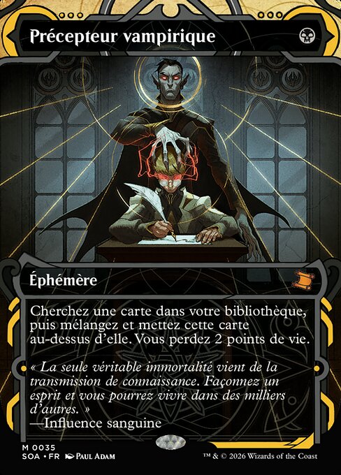 Précepteur vampirique
