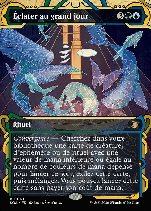 Éclater au grand jour