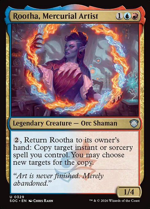 Rootha, Mercurial Artist