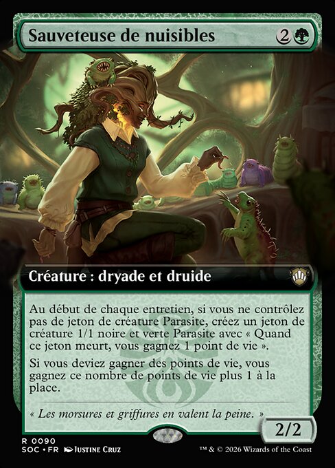 Sauveteuse de nuisibles
