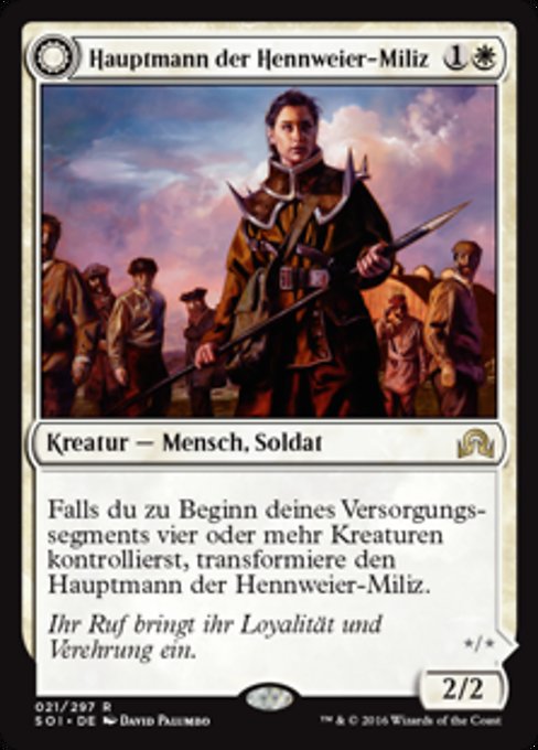 Hanweir Militia Captain // Westvale Cult Leader