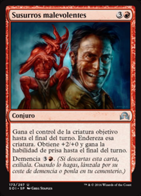 Susurros malevolentes