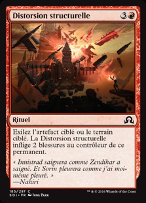 Distorsion structurelle