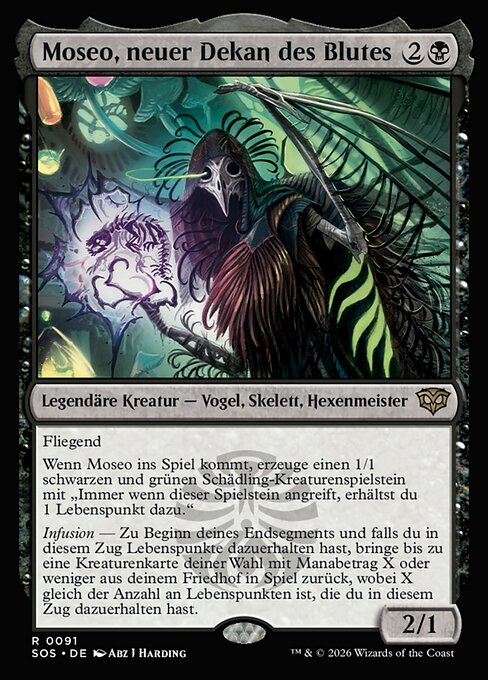 Moseo, Vein's New Dean
