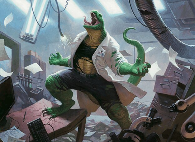 Die Echse, Connors Fluch