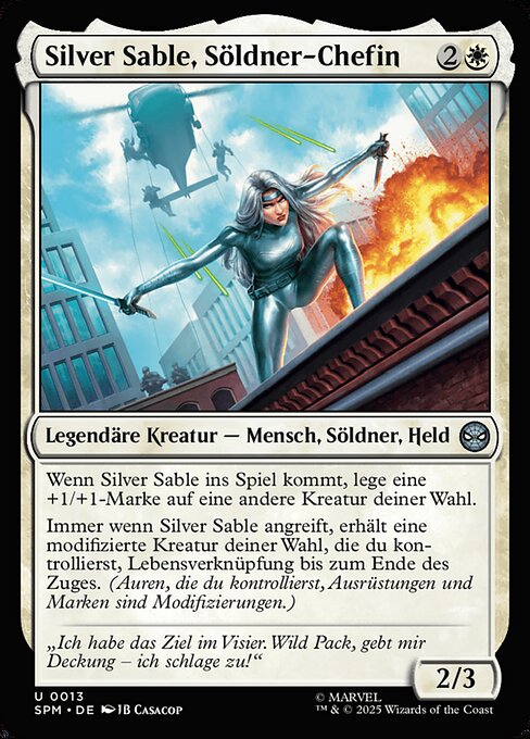 Silver Sable, Mercenary Leader