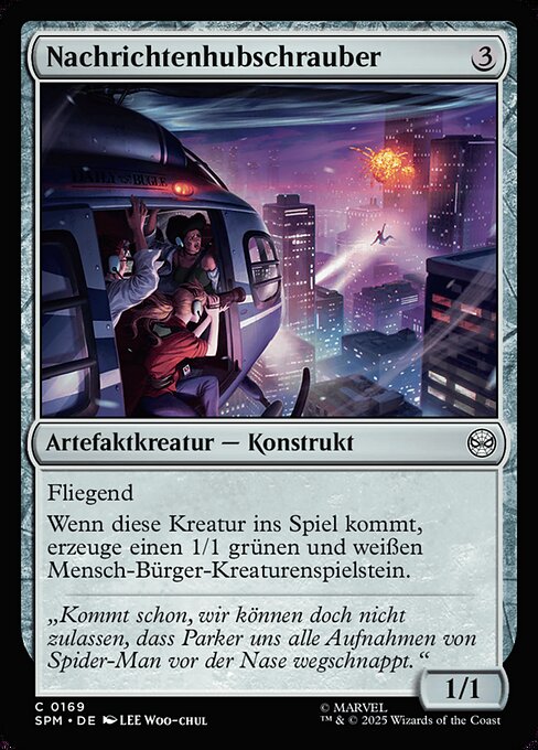 Nachrichtenhubschrauber