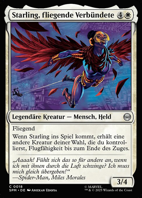 Starling, Aerial Ally