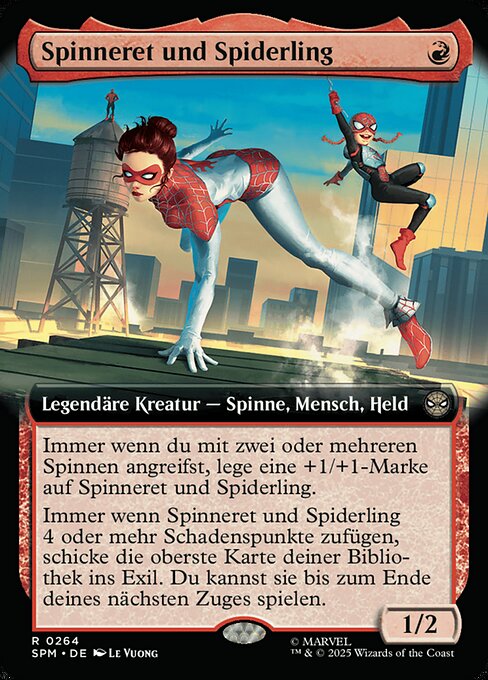 Spinneret and Spiderling