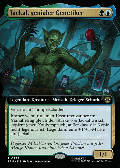 Jackal, genialer Genetiker