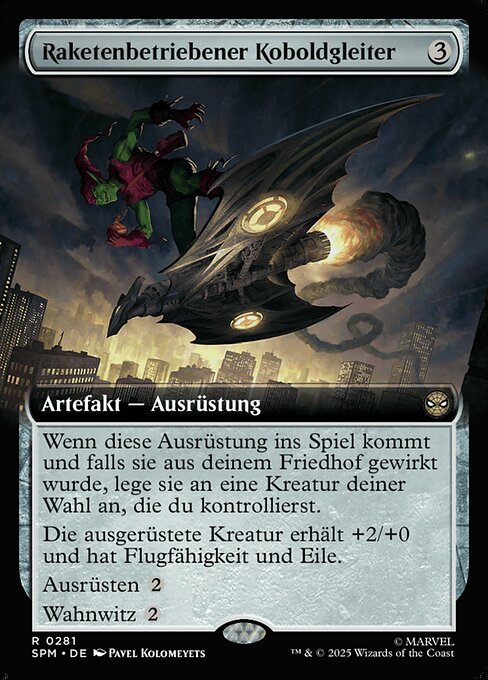 Rocket-Powered Goblin Glider