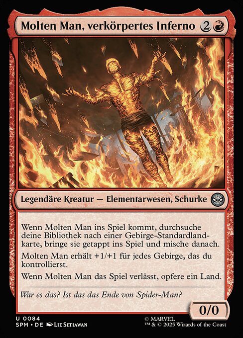 Molten Man, Inferno Incarnate