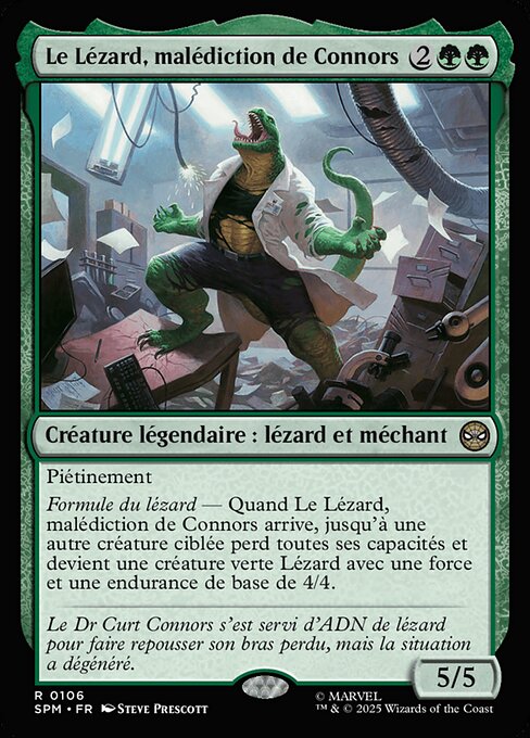 Lizard, Connors's Curse