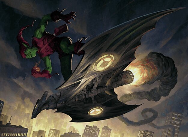 Jet-planeur à réaction du Bouffon vert