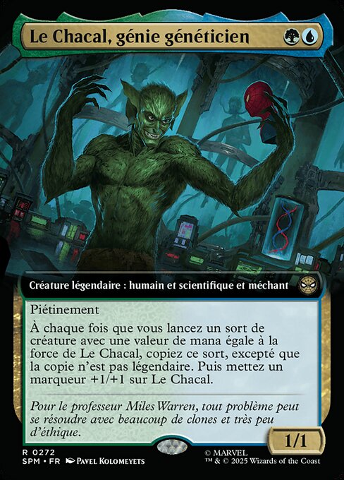 Le Chacal, génie généticien