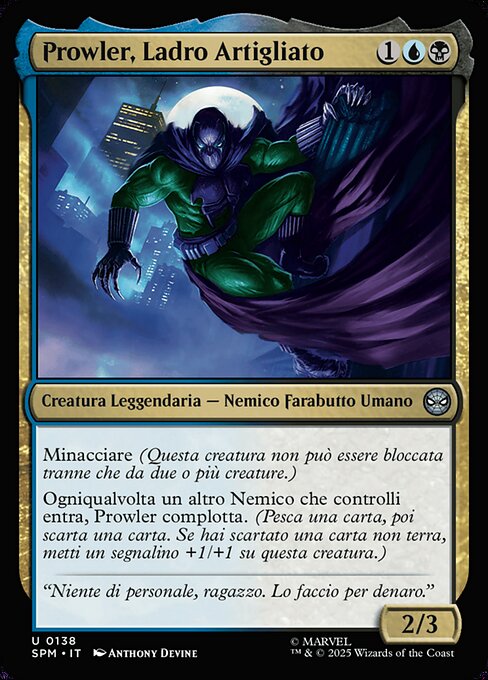 Prowler, Clawed Thief