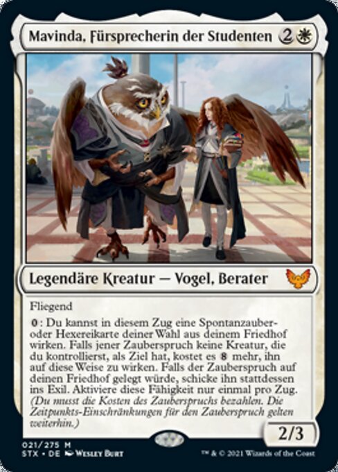 Mavinda, Students' Advocate