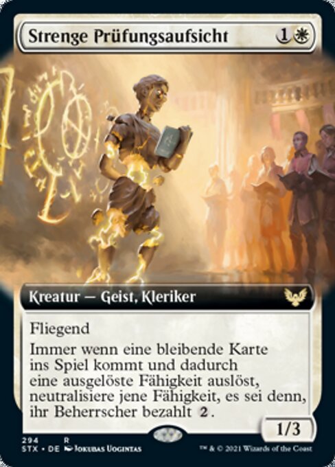 Strenge Prüfungsaufsicht