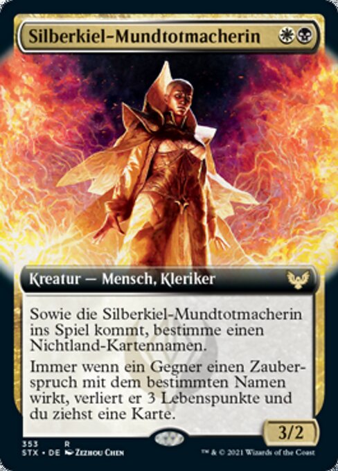 Silberkiel-Mundtotmacherin