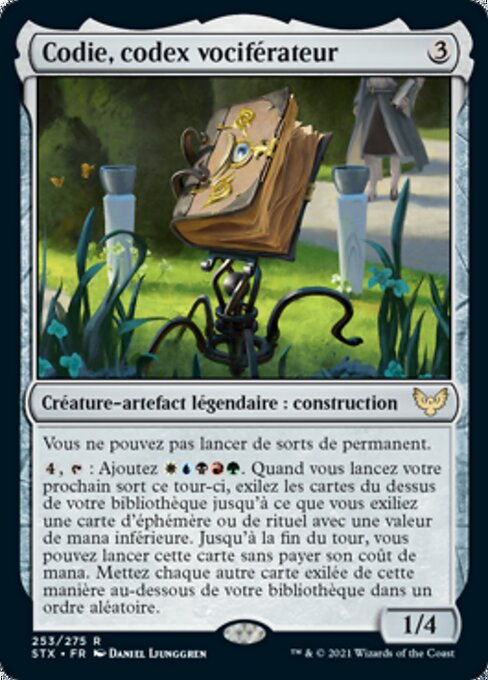 Codie, Vociferous Codex