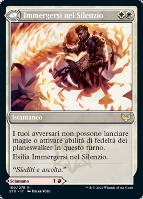 Flamescroll Celebrant // Revel in Silence