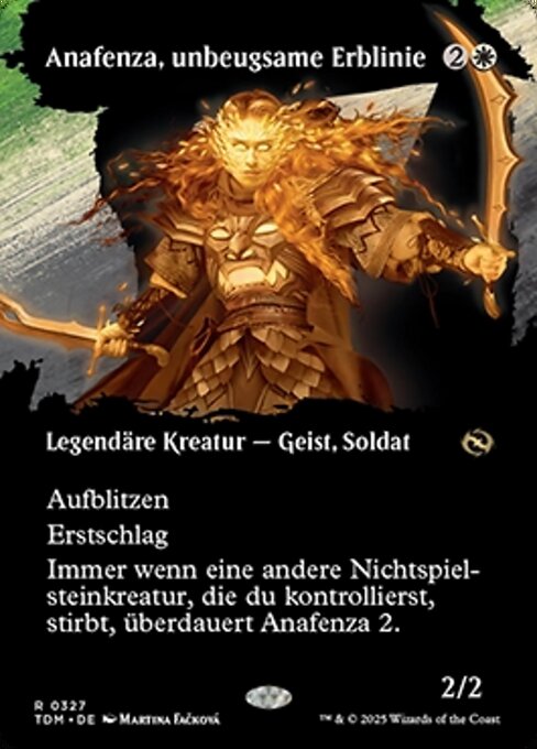 Anafenza, unbeugsame Erblinie