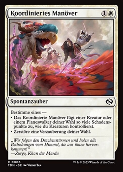 Coordinated Maneuver