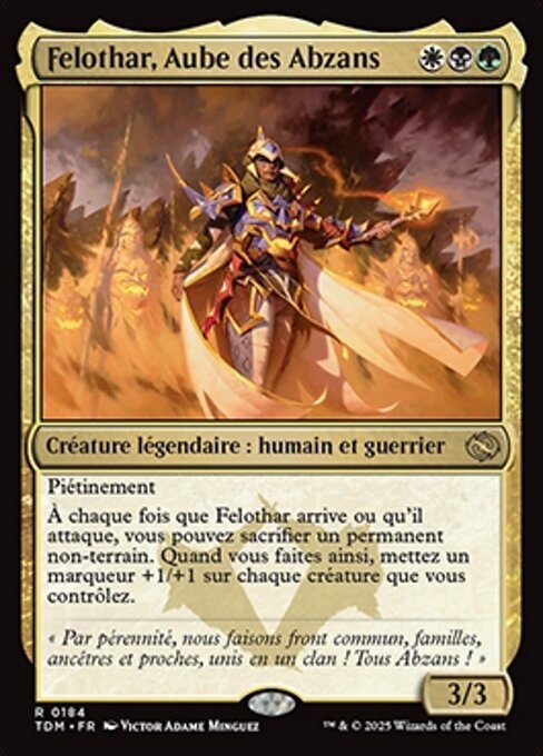 Felothar, Dawn of the Abzan