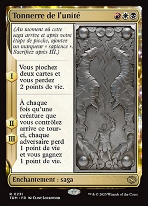 Tonnerre de l'unité