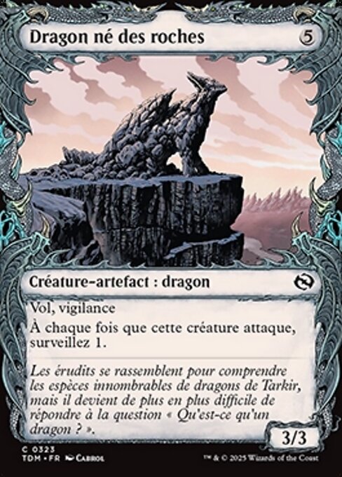 Dragon né des roches