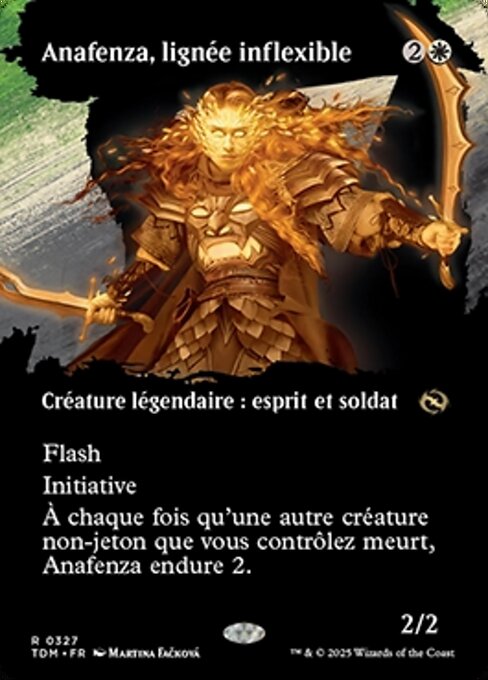 Anafenza, lignée inflexible