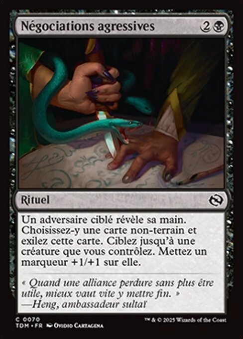 Aggressive Negotiations