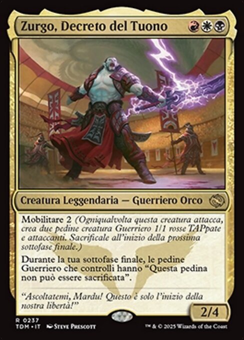 Zurgo, Thunder's Decree
