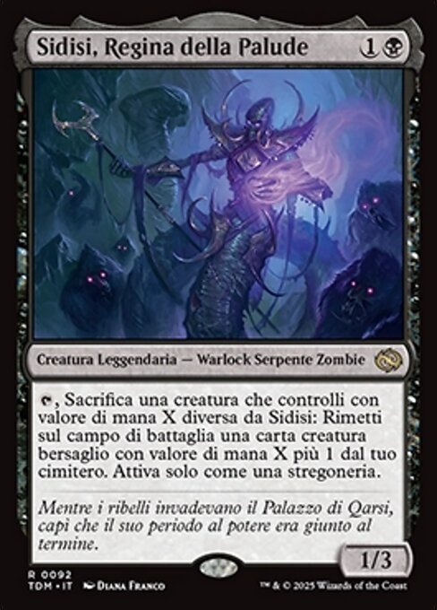 Sidisi, Regent of the Mire