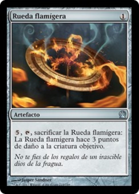 Rueda flamígera