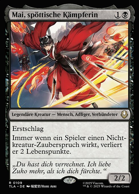 Mai, Scornful Striker