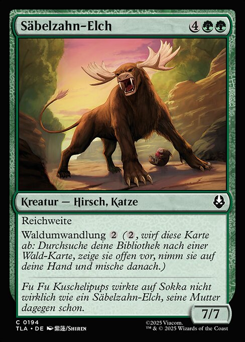 Saber-Tooth Moose-Lion