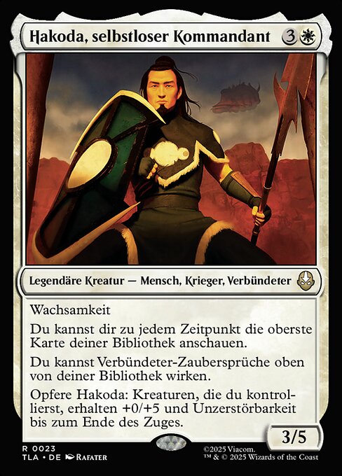 Hakoda, Selfless Commander