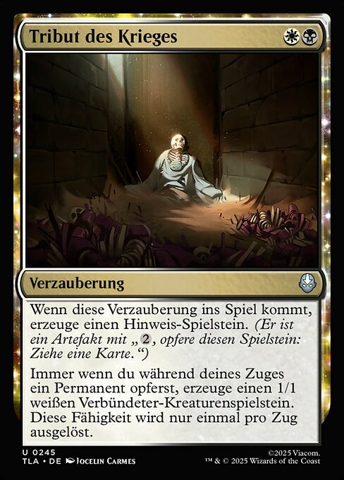 Tribut des Krieges