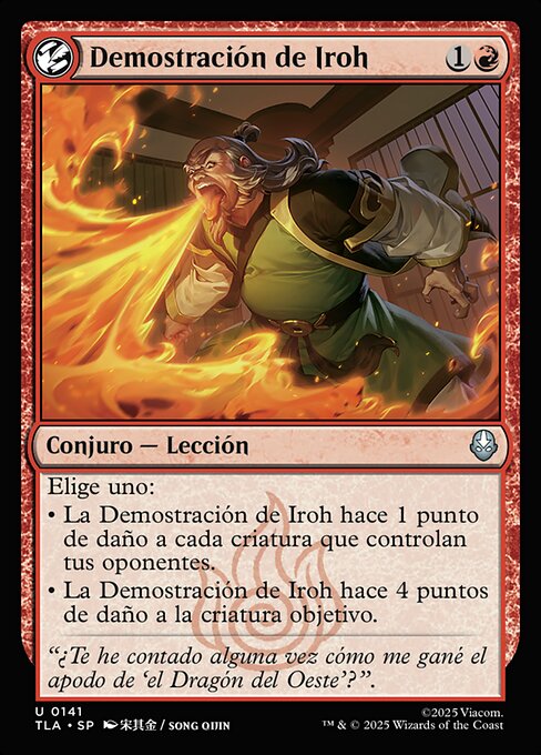 Iroh's Demonstration