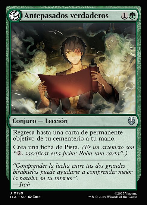 Antepasados verdaderos