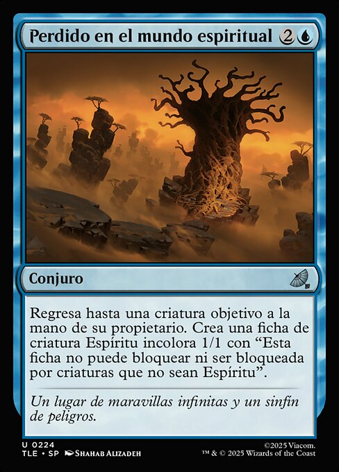 Perdido en el mundo espiritual