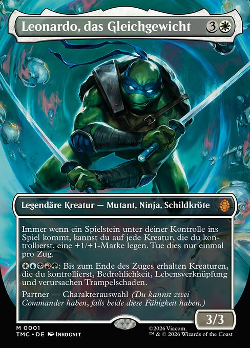 Leonardo, das Gleichgewicht