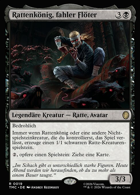 Rattenkönig, fahler Flöter