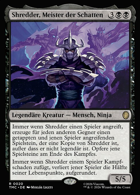 Shredder, Meister der Schatten