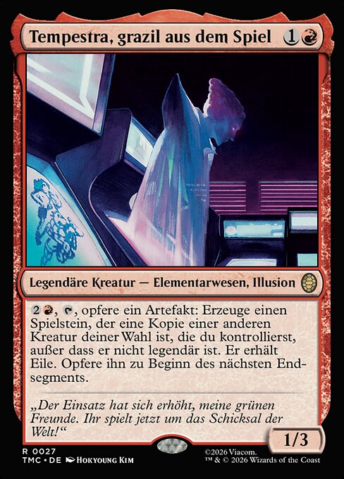 Tempestra, Dame of Games