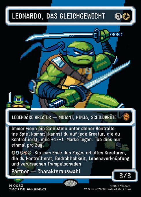 Leonardo, das Gleichgewicht