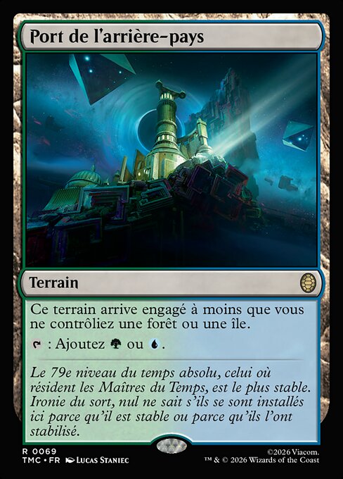 Port de l'arrière-pays