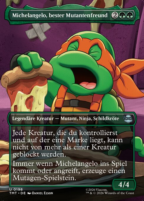 Michelangelo, bester Mutantenfreund