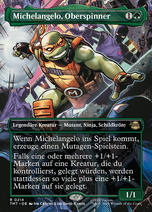 Michelangelo, Weirdness to 11